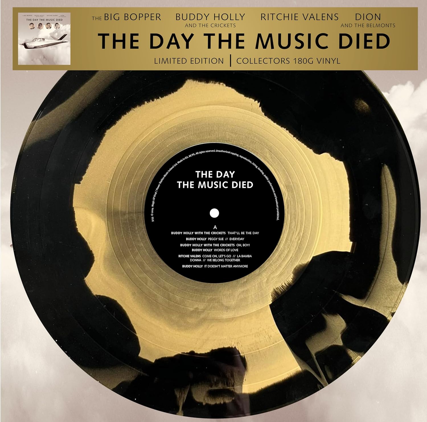 The Day The Music Died - Limited Edition Colored Vinyl product cover