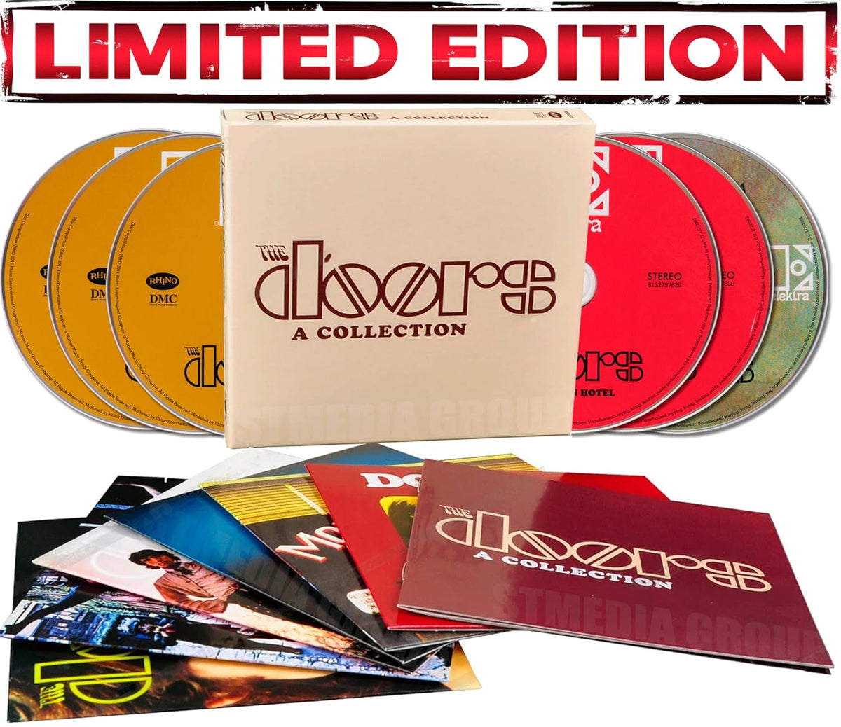 The Doors A Collection box set with six CDs, album artwork and printed booklets