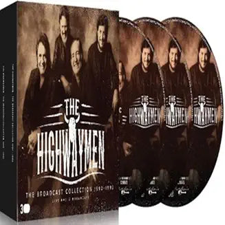 The Highwaymen - The Broadcast Collection 1992-1995 3 CD Box Set - NEW product cover