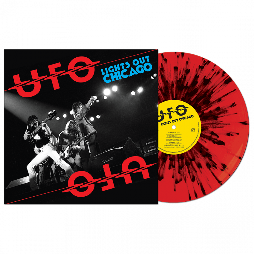 Ufo Lights Out IN Chicago (Limited Edition,Colored Vinyl, Red & Black Splatter)