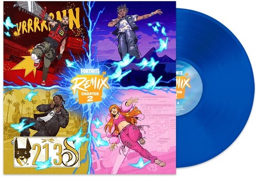 Various Artists Fortnite Remix: Chapter 2 (Indie Exclusive, Limited Edition, Colored Vinyl, Blue)