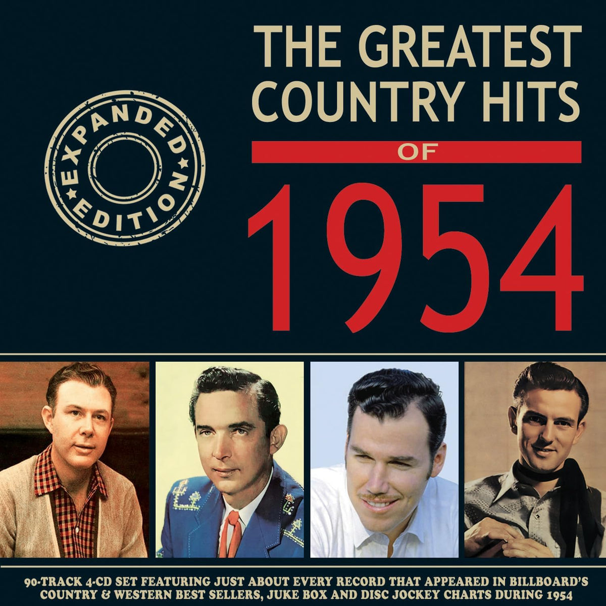 Various Artists - The Greatest Country Hits Of 1954 (Various Artists) - Music & Performance - CD product cover