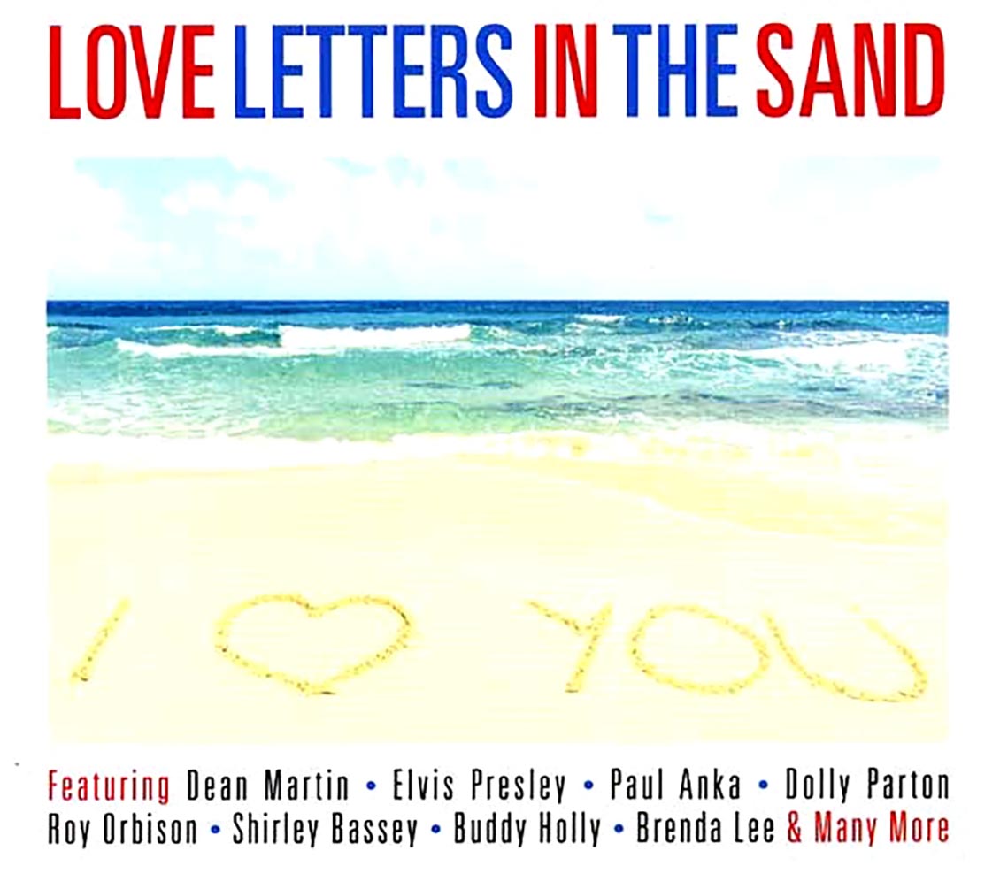 Various - Love Letters In The Sand (50 tracks) (2xCD) (deluxe 3-fold digipak) product cover