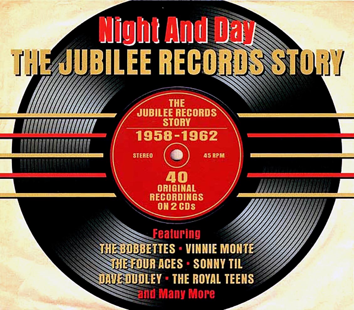 Various - Night And Day: The Jubilee Records Story 1958-1962 (40 tracks) (2xCD) (deluxe 3-fold digipak) product cover