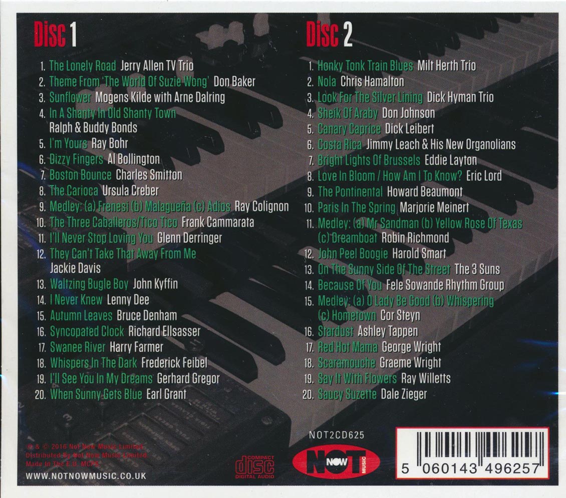 Various - Organ Moods (40 tracks) (2xCD) product image 2