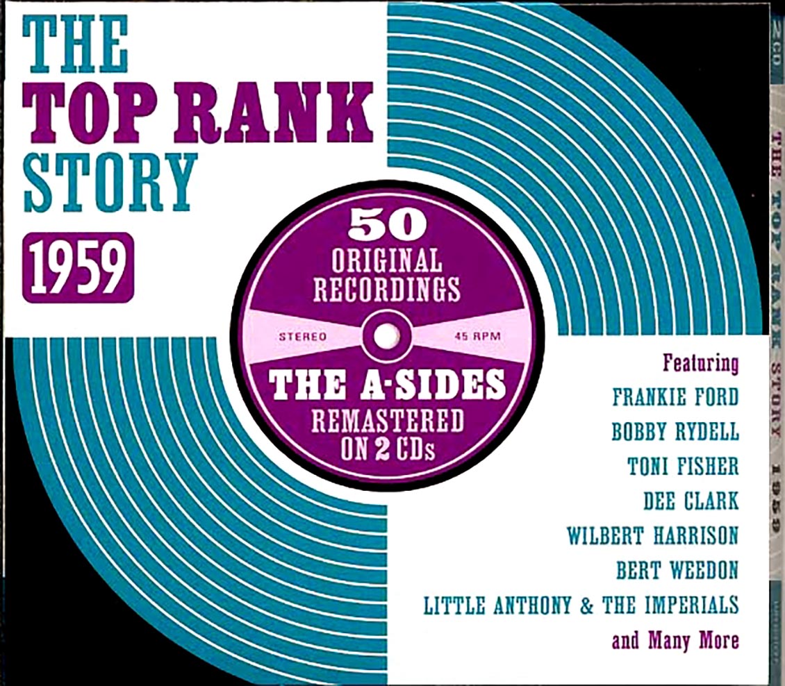 Various - The Top Rank Story 1959 (50 tracks) (2xCD) (deluxe 3-fold digipak) product cover