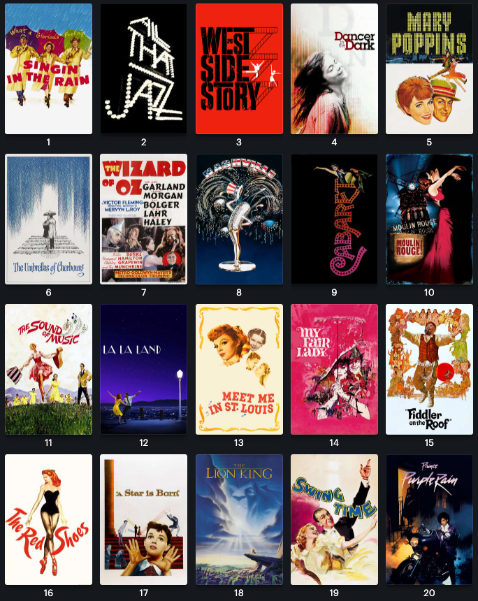 Musical movies