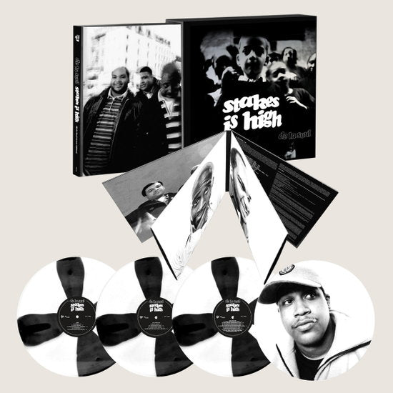 DE LA SOUL - STAKES IS HIGH (X) (30TH ANNIVERSARY/140G/BLACK & WHITE VINYL/BOXSET/REMASTERED)