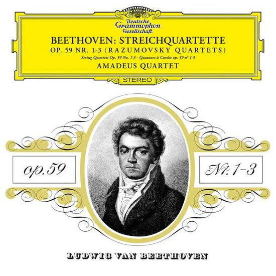 AMADEUS QUARTET - BEETHOVEN: STRING QUARTET NO.7 I N F, OP.59 NO.1 - RASUMOVSKY NO.1