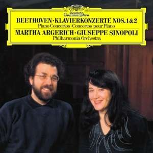 ARGERICH MARTHA; PHILHARMONIA ORCHESTRA LONDON; GIUSEPPE SINOPOLI - BEETHOVEN: PIANO CONCERTOS NOS. 1 & 2 (2 LP)