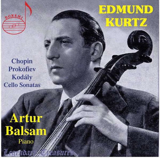 KURTZ,EDMUND; ARTUR BALSAM - EDMUND KURTZ, VOL. 1