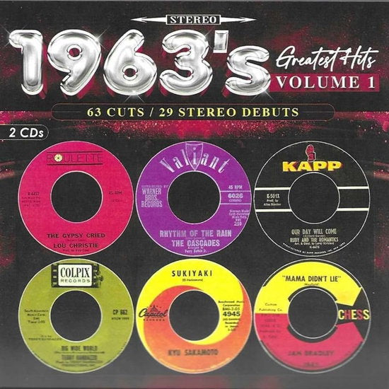 VARIOUS ARTISTS - 1963'S GREATEST HITS, VOL. 1 (2CD)