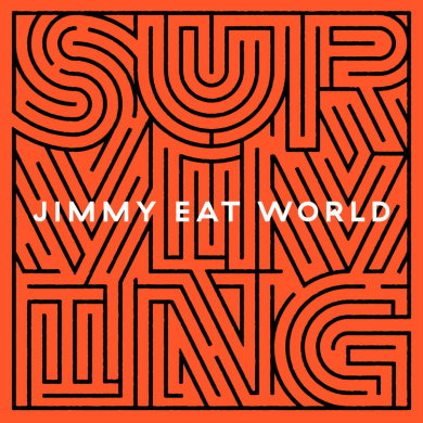 JIMMY EAT WORLD - SURVIVING (ORANGE SHELL W/ ORANGE J-CARD)