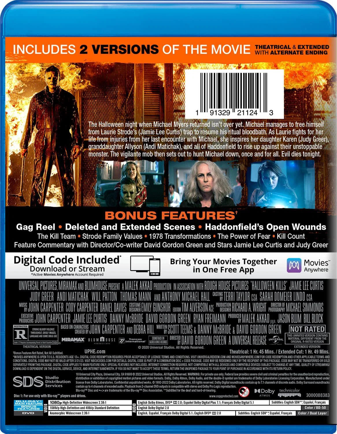 HALLOWEEN KILLS (BLU-RAY/DVD/DIGITAL)