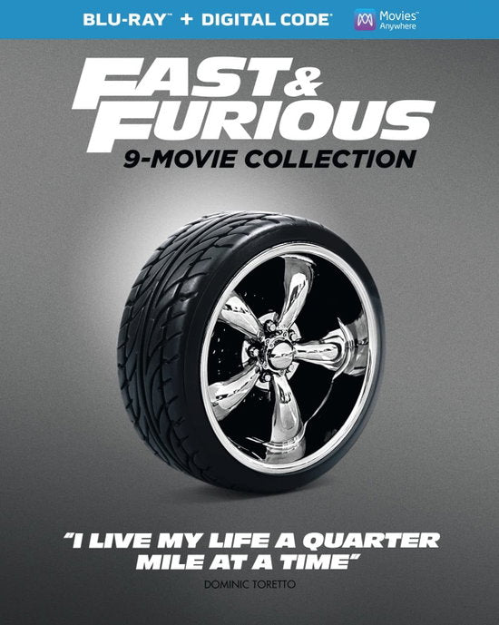 FAST & FURIOUS 9-MOVIE COLLECTION (BLU-RAY/DIGITAL) - FAST & FURIOUS 9-MOVIE COLLECTION (BLU-RAY/DIGITAL)