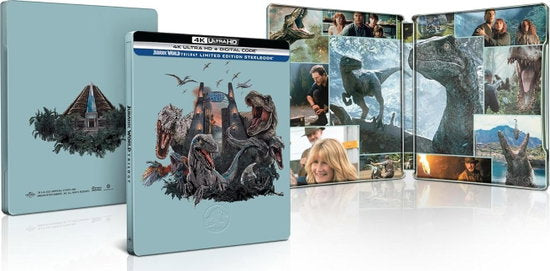 JURASSIC WORLD TRILOGY (4K ULTRA HD/LIMITED EDITION/STEELBOOK) - JURASSIC WORLD TRILOGY (4K ULTRA HD/LIMITED EDITION/STEELBOOK)
