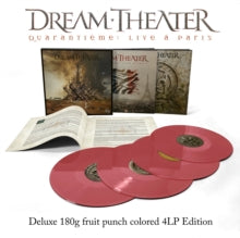 Dream Theater - Quarantieme: Live A Paris (4lp/Fruit Punch Colored Vinyl)