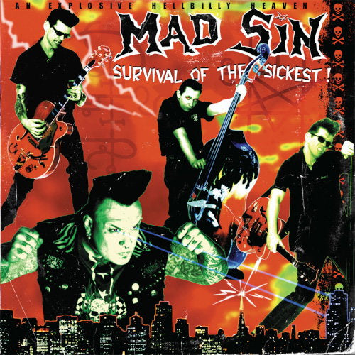 MAD SIN - SURVIVAL OF THE SICKEST (ORANGE/YELLOW SWIRL VINYL)