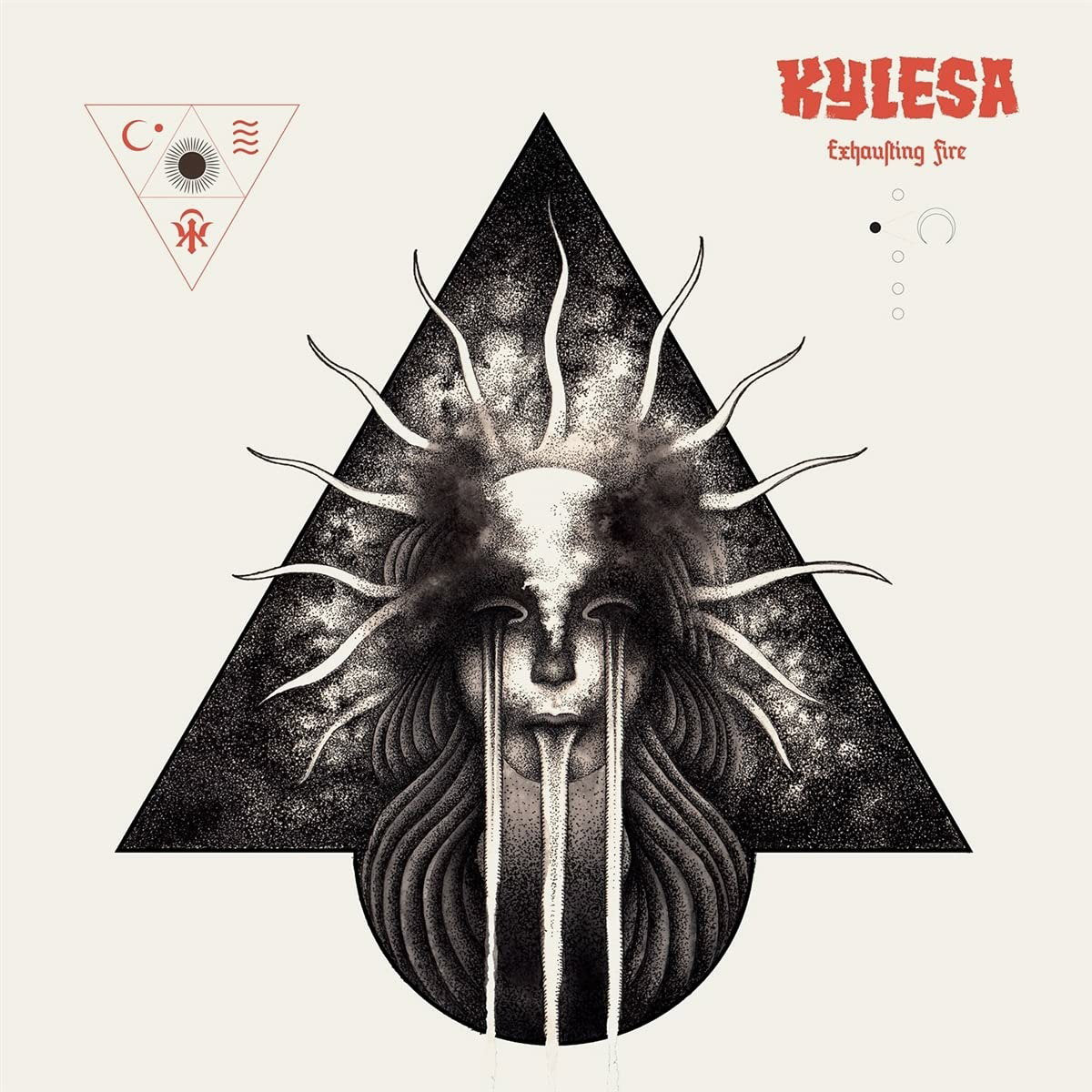 KYLESA - EXHAUSTING FIRE (HALF WHITE HALF RED VINYL)