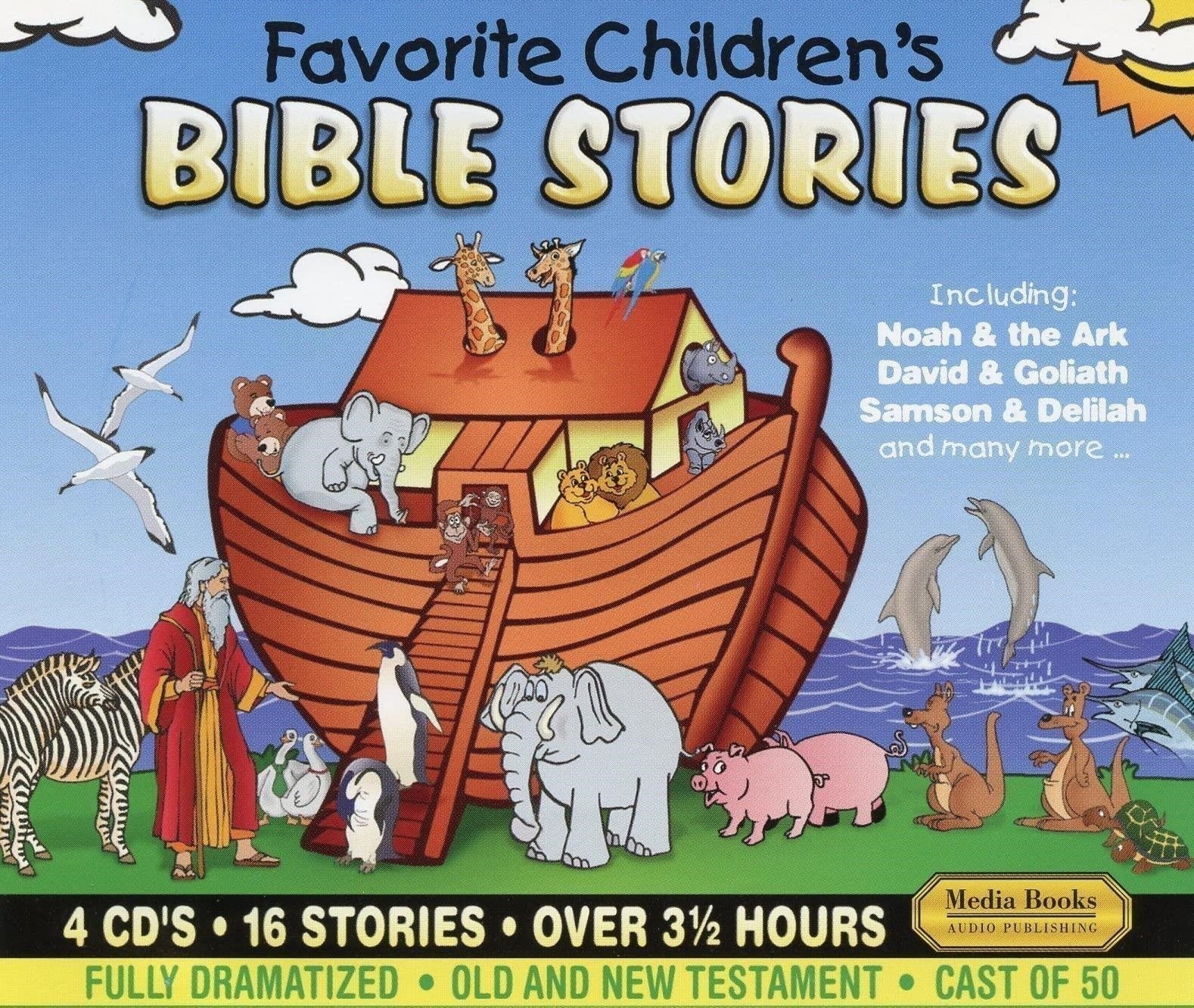 VARIOUS ARTISTS - FAVORITE CHILDREN'S BIBLE STORIES (4CD)