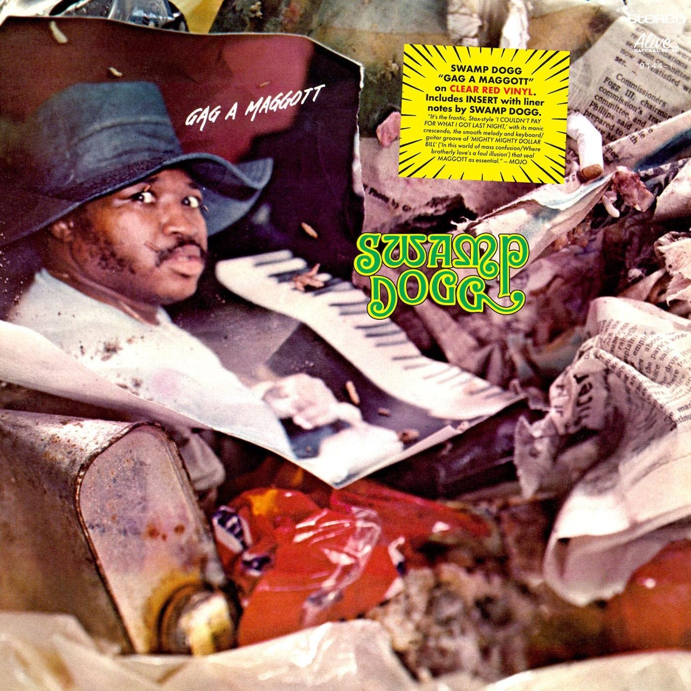SWAMP DOGG - GAG A MAGGOTT (CLEAR RED VINYL)