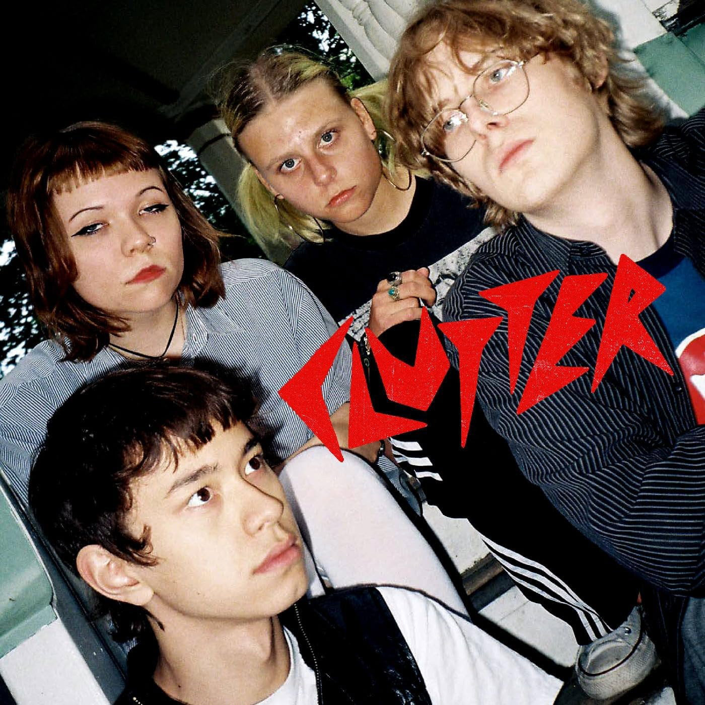 CLUTTER - JESUS/HOLY BROTHER (RED/BLUE A/B EFFECT VINYL)