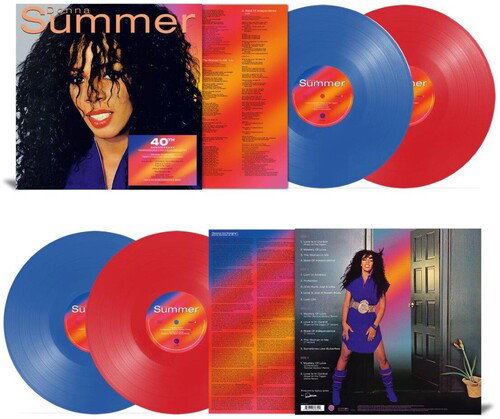 SUMMER,DONNA - DONNA SUMMER (40TH ANNIVERSARY EDITION/140G/BLUE & RED VINYL/2LP)