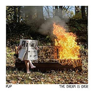 PUP - DREAM IS OVER (CLEAR W/ RED & ORANGE SWIRL VINYL)