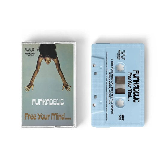 FUNKADELIC - FREE YOUR MIND & YOUR ASS WILL FOLLOW (SKY BLUE CASSETTE)