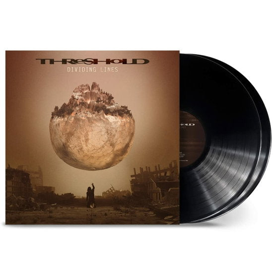 THRESHOLD - DIVIDING LINES (TRANSPARENT RED W/ BLACK SPLATTER VINYL)