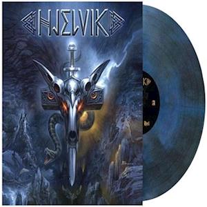 HJELVIK - WELCOME TO HEL (DARK BLUE SWIRL VINYL)