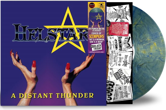 HELSTAR - DISTANT THUNDER (ELECTRIC-OCEAN VINYL)