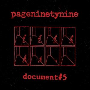 PAGENINETYNINE - DOCUMENT #5 (CLEAR WITH BLACK & RED SPLATTER)