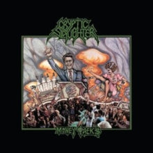 Cryptic Slaughter - Money Talks (black Ice W/ Olive Green, Bone White & Halloween Orange Splatter Vinyl)