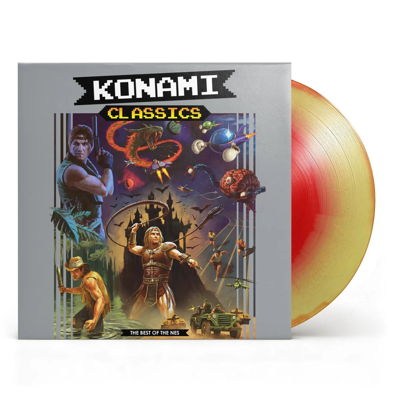 KONAMI KUKEIHA CLUB - KONAMI CLASSICS: THE BEST OF THE NES (YELLOW & RED SWIRL VINYL)
