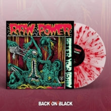 Raw Power - After Your Brain (white / Red Splatter Vinyl)