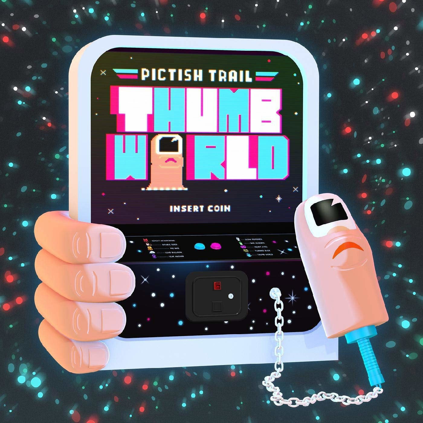 PICTISH TRAIL - THUMB WORLD (PINK VINYL/DL CARD) (I)
