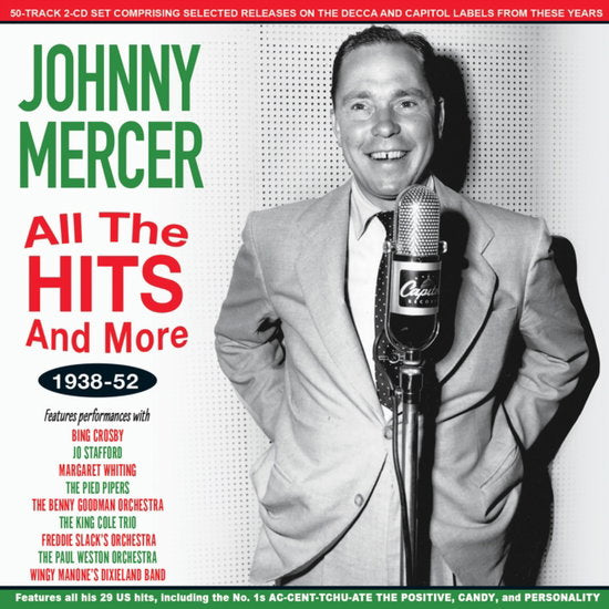 MERCER,JOHNNY - ALL THE HITS & MORE 1938-52 (2CD)
