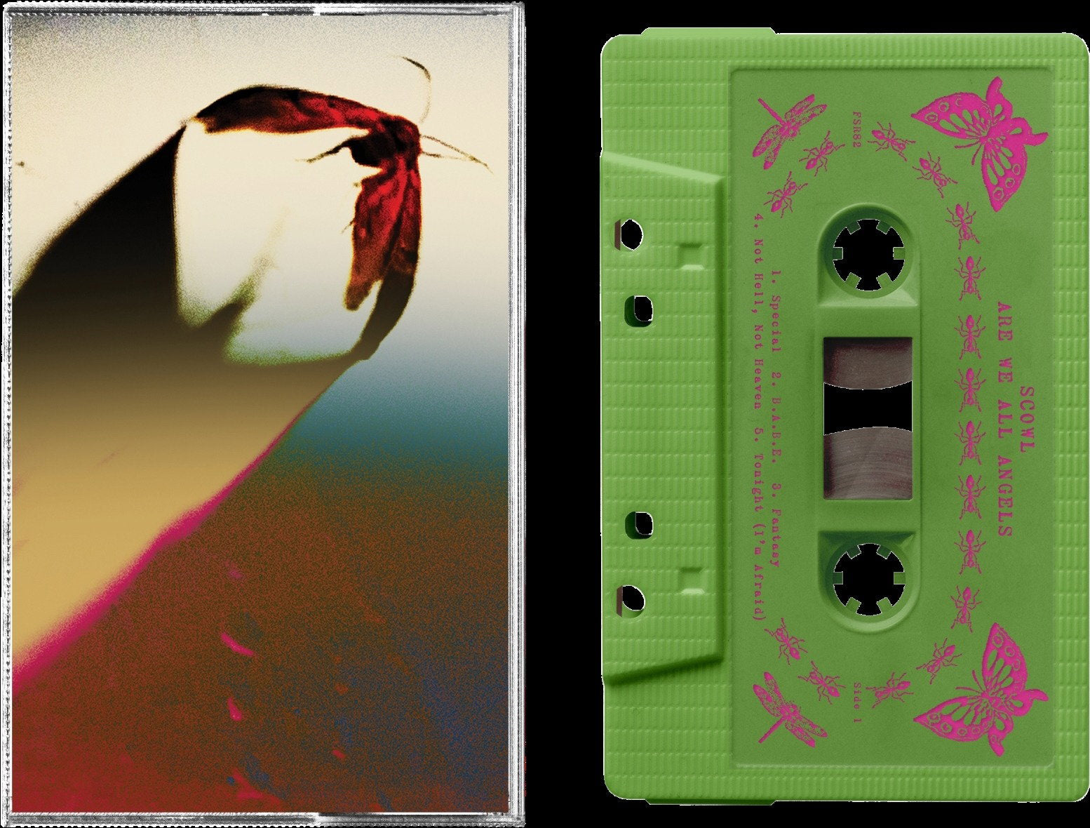 SCOWL - ARE WE ALL ANGELS (GREEN CASSETTE)