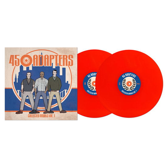 45 ADAPTERS - COLLECTED WORKS (2-10INCH/NEON ORANGE VINYL)
