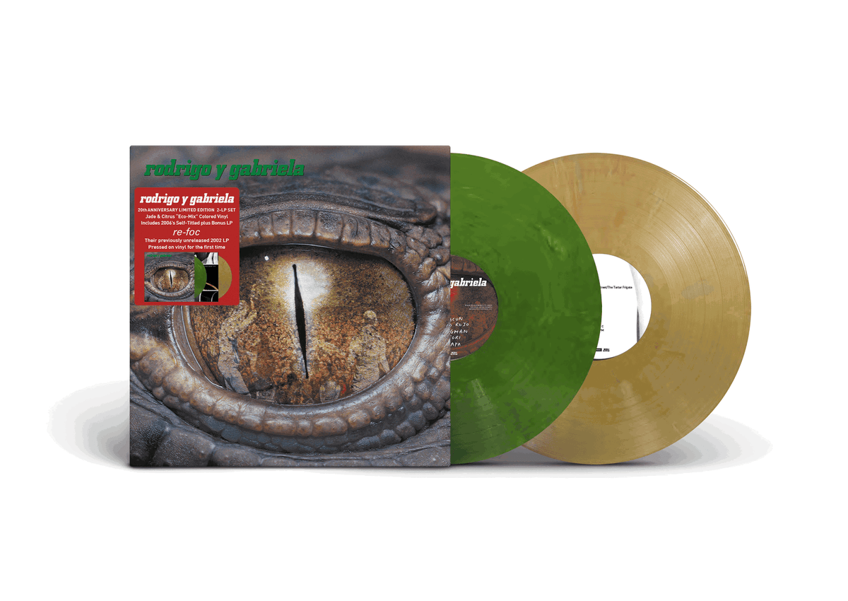 RODRIGO Y GABRIELA - RODRIGO Y GABRIELA (20TH ANNIVERSARY/GREEN/YELLOW VINYL/2LP)