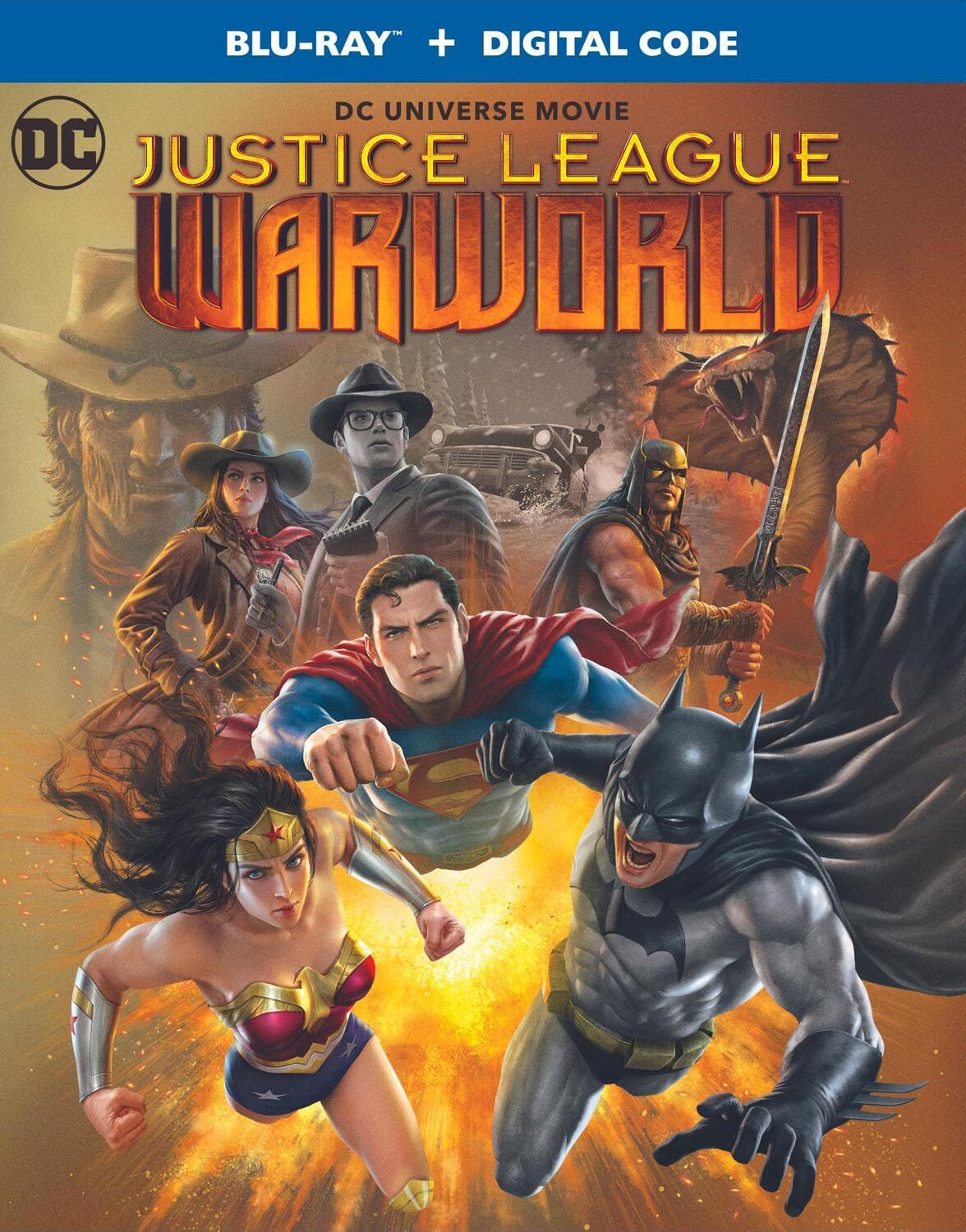 JUSTICE LEAGUE: WAR WORLD (BLU-RAY/DIGITAL) - JUSTICE LEAGUE: WAR WORLD (BLU-RAY/DIGITAL)