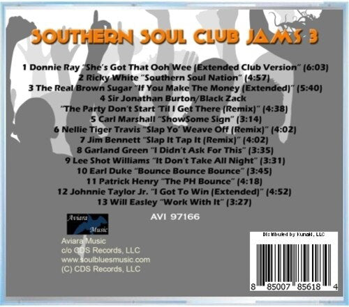 VARIOUS ARTISTS - SOUTHERN SOUL CLUB JAMS 3