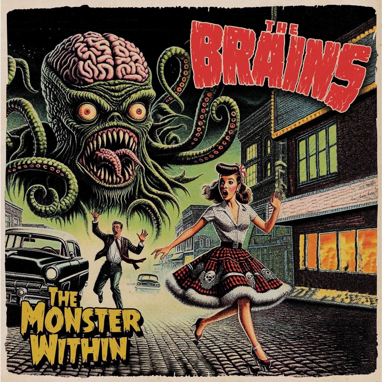 BRAINS - MONSTER WITHIN (RED VINYL)