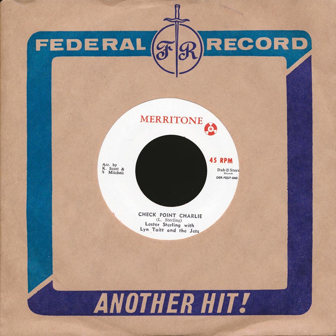 Lester Sterling, Lynn Taitt & The Jets - Check Point Charlie  /  Lester Sterling, Lynn Taitt & The Jets - A Whiter Shade Of Pale (Japan)