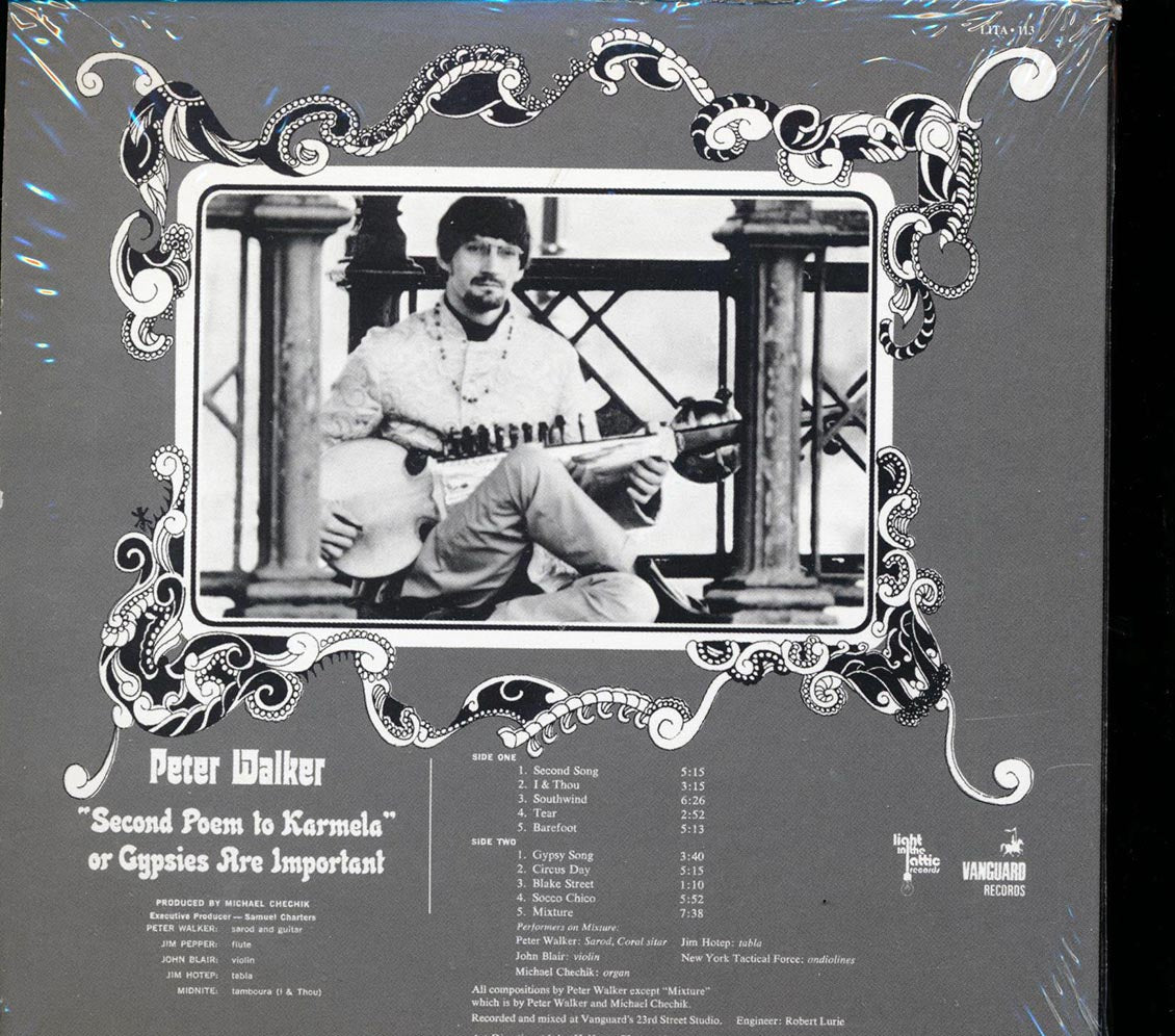 Peter Walker - Second Poem To Karmela Or Gypsies Are Important (ltd. ed.) (deluxe mini-LP slipsleeve edition)