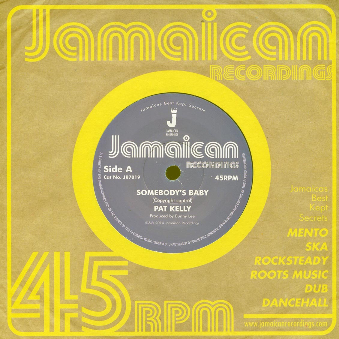 Pat Kelly - Somebody's Baby  /  Pat Kelly - I'm In The Mood For Love