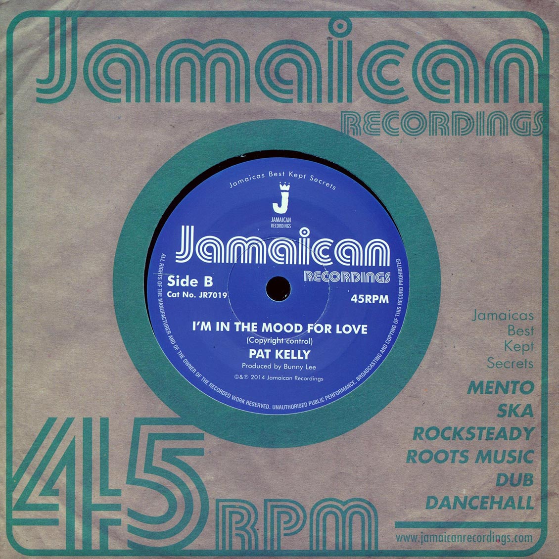 Pat Kelly - Somebody's Baby  /  Pat Kelly - I'm In The Mood For Love