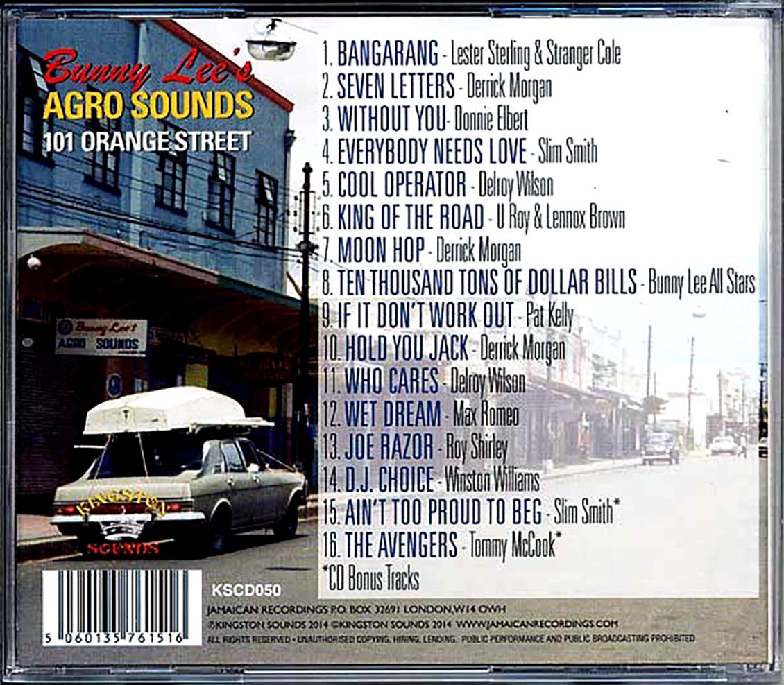 Delroy Wilson, Slim Smith, Lester Sterling, Etc. - Bunny Lee's Agro Sounds: 101 Orange Street
