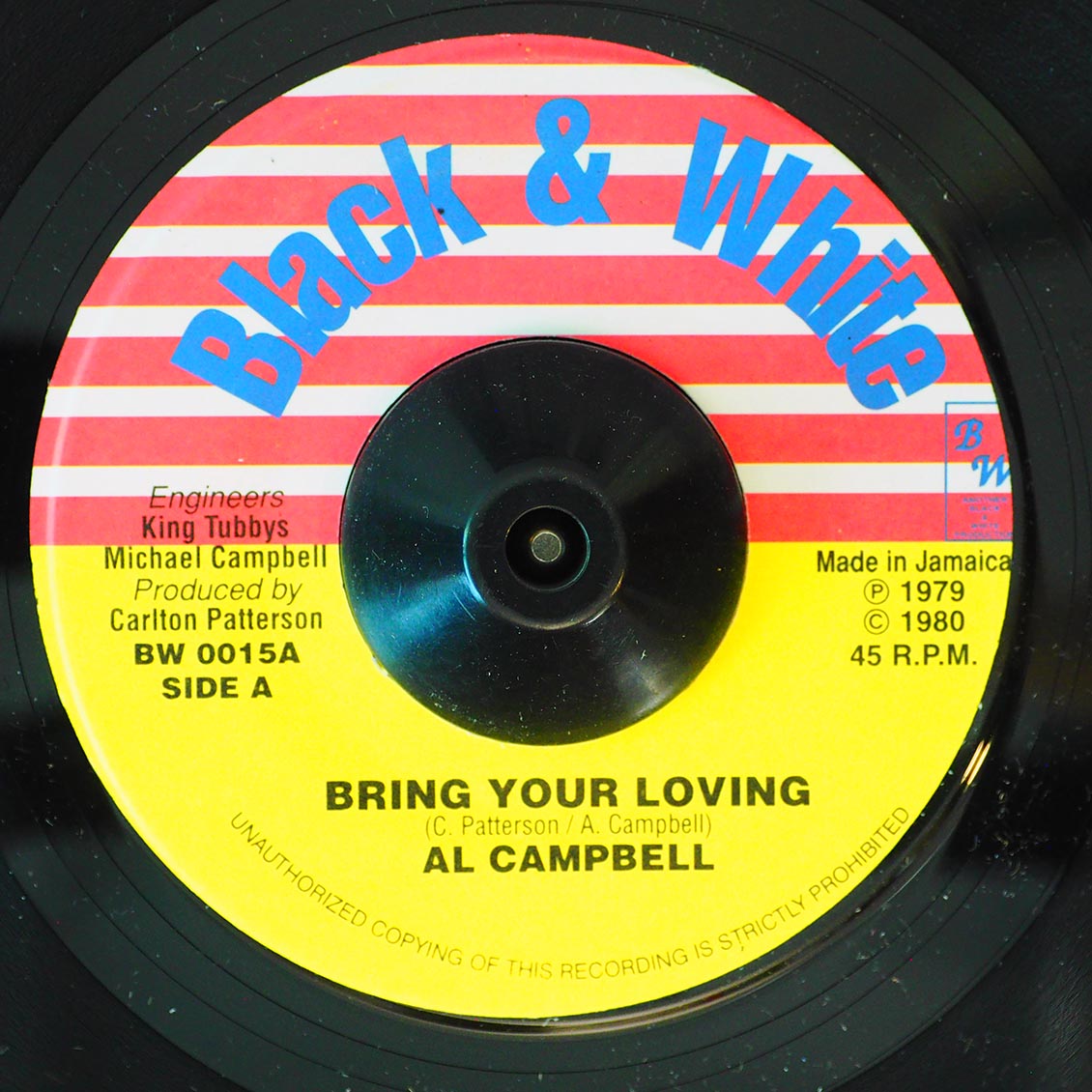 Al Campbell - Bring Your Loving  /  King Tubby, Mikey Dread - Lovers Skank (rhythm: "It's Raining/Weatherman Skank")